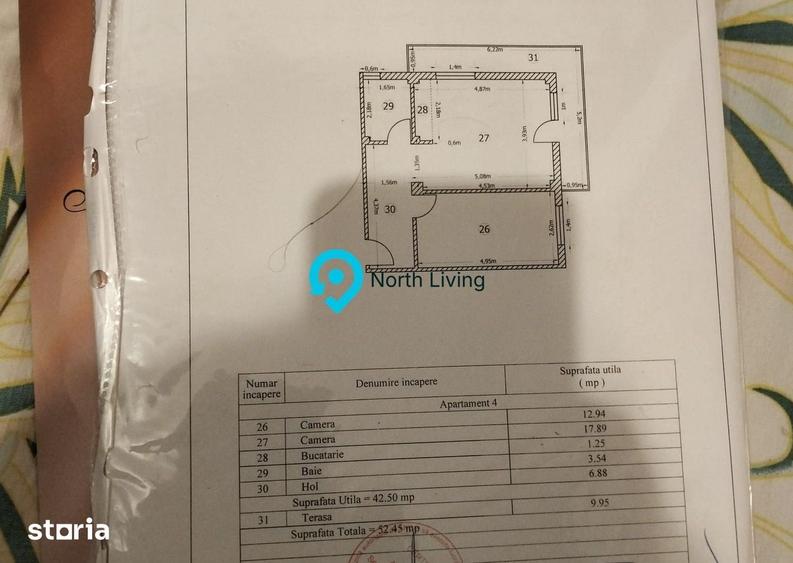 Apartament cu 2 camere în Central