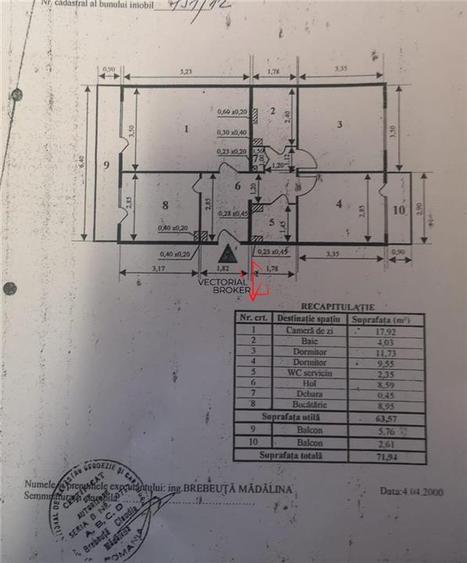 Apartament cu 3 camere decomandat, mobilat în Basarabia