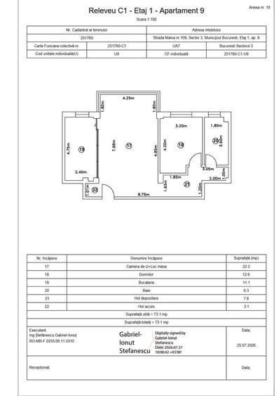 Titan-2 camere in bloc boutique- Etaj 1-Living generos - 8