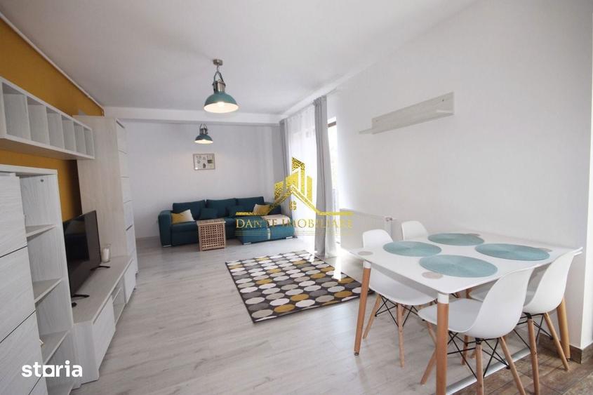 Apartament cu 2 camere semidecomandat, mobilat în Bună Ziua
