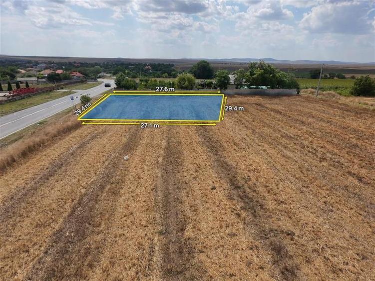 Teren Construcții intravilan de 806 mp, în Cataloi