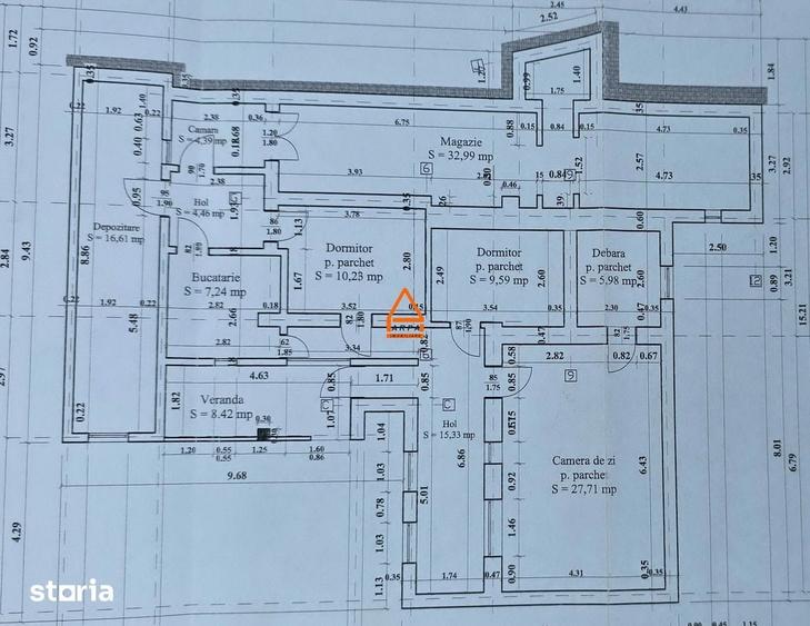 Casă cu 3 camere cu Teren 1024 Mp în Bucium