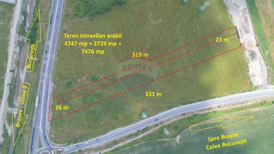Teren agricol intravilan de 4747 mp, în Centură