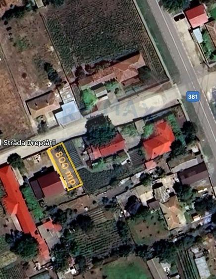Teren Construcții intravilan de 800 mp, în Valea Dacilor