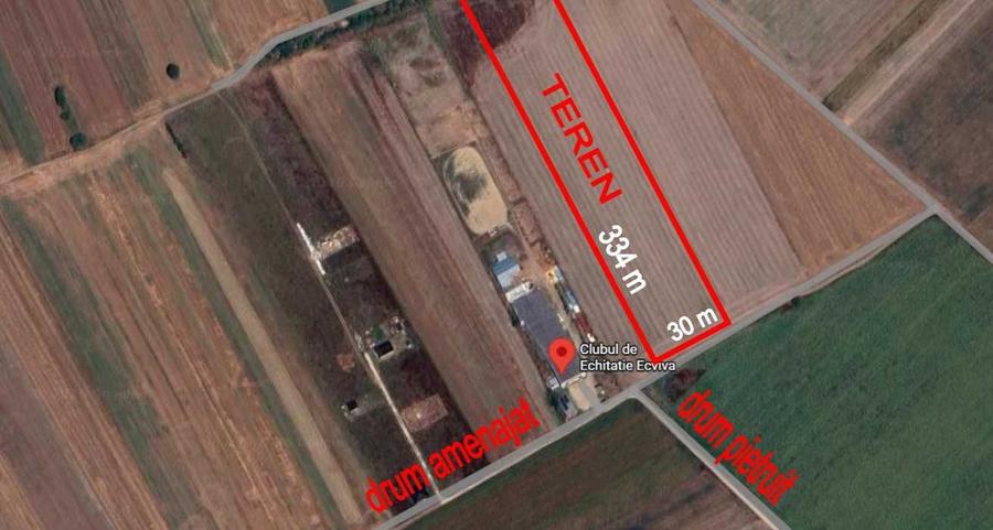 Teren de 10000 mp, în Dascălu
