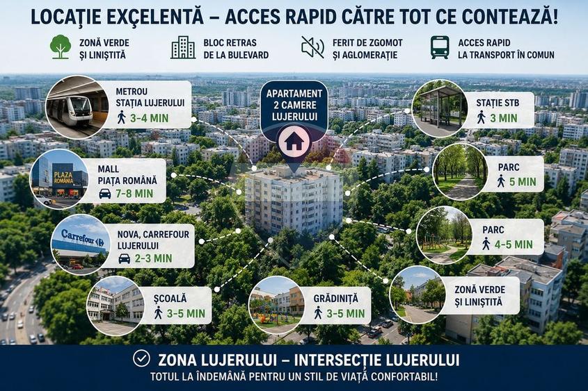 Apartament de vanzare Lujerului | Politehnica | 2 camere | decomandat - 11