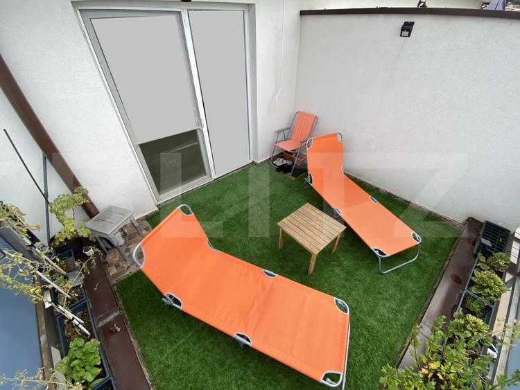 Apartament la cheie, 3 camere, 55 mp, 17 mp terasă, zona Metro - 10
