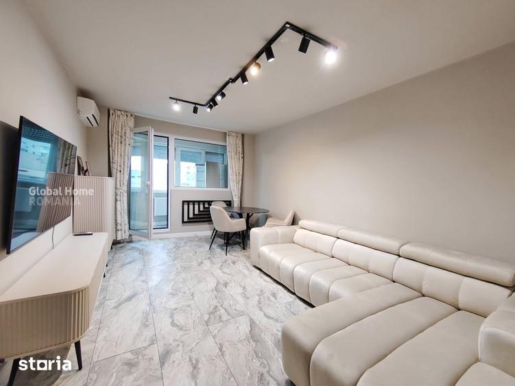 Apartament cu 2 camere decomandat, mobilat în Dorobanți