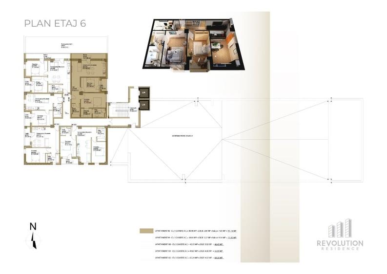 Apartament cu 2 camere decomandat în Hotvon