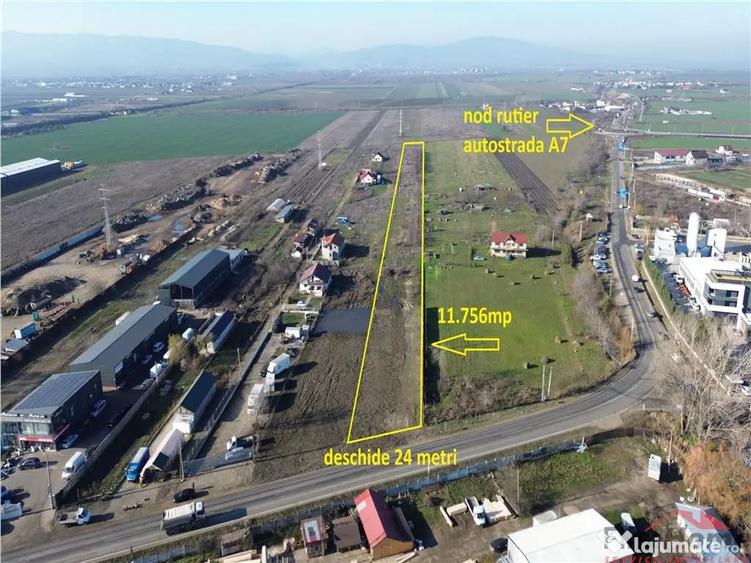 Teren de 11.756 mp in zona de Vest a Focsaniului - 11