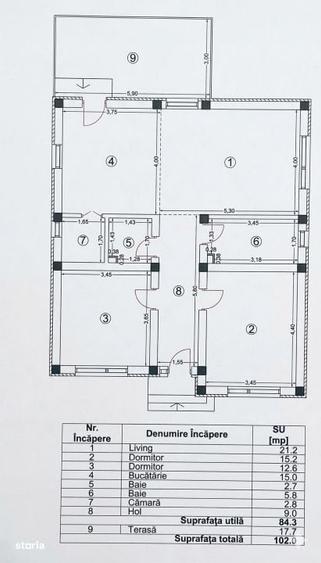 Casa 3 camere 84mp | 0 comision | Balotesti Lahovari 450mp teren - 17