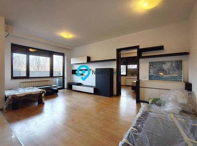 Apartament cu 2 camere semidecomandat în Băneasa