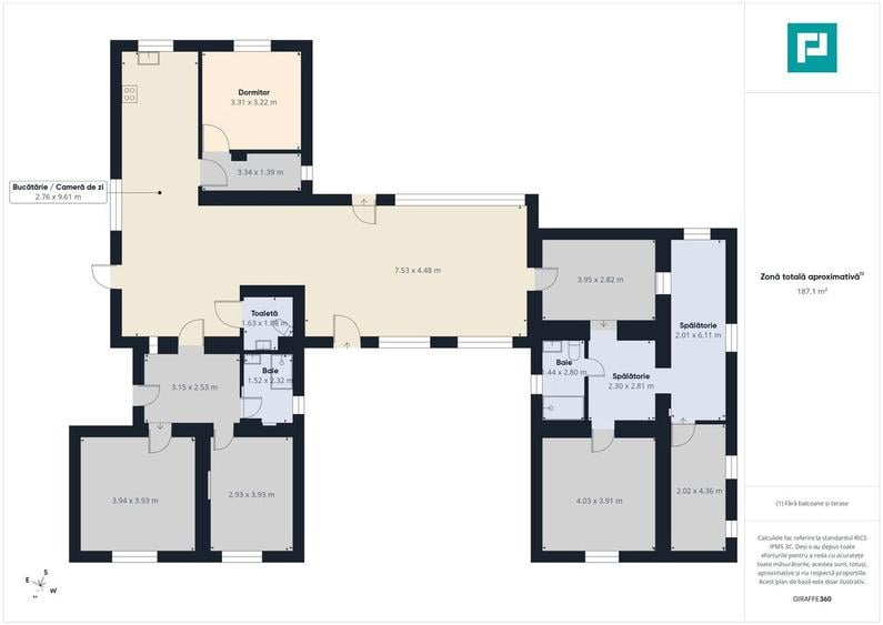 Casă cu 7 camere cu Teren 3141 Mp în Macea
