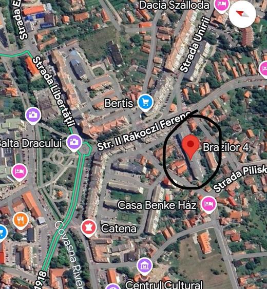 Apartament cu 2 camere semidecomandat în Central