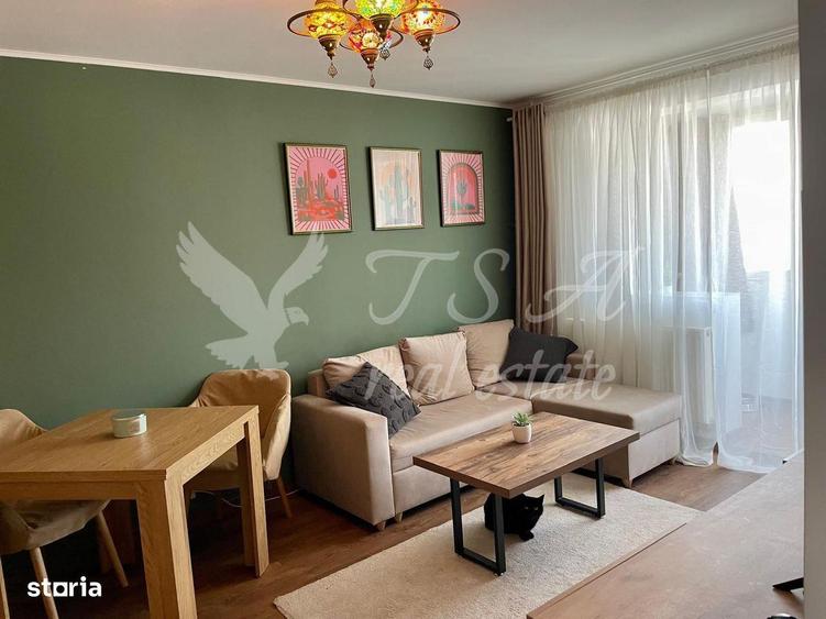 Apartament cu 2 camere, mobilat în Tei