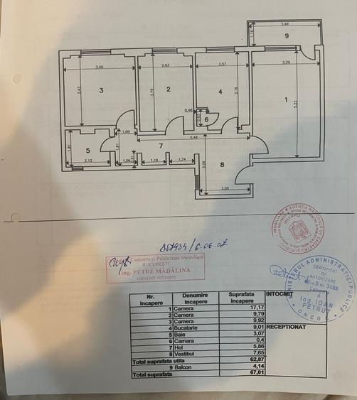 Apartament 3 camere | Piața Sudului | Etaj 3/8 | Bloc reabilitat | Centrala - 3