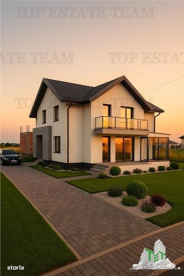 Vila premium 4 camere cu garaj in Ciorogarla (posibilitate rate) - 4