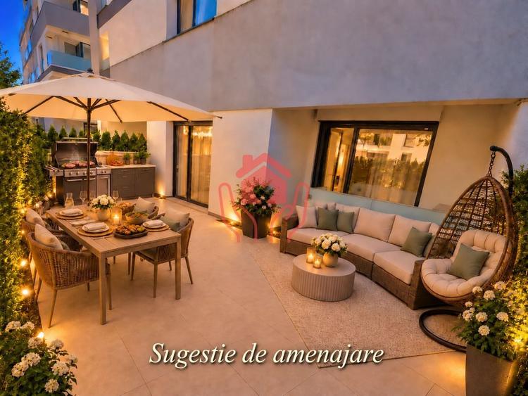 Apartament cu 4 camere semidecomandat, mobilat în Băneasa