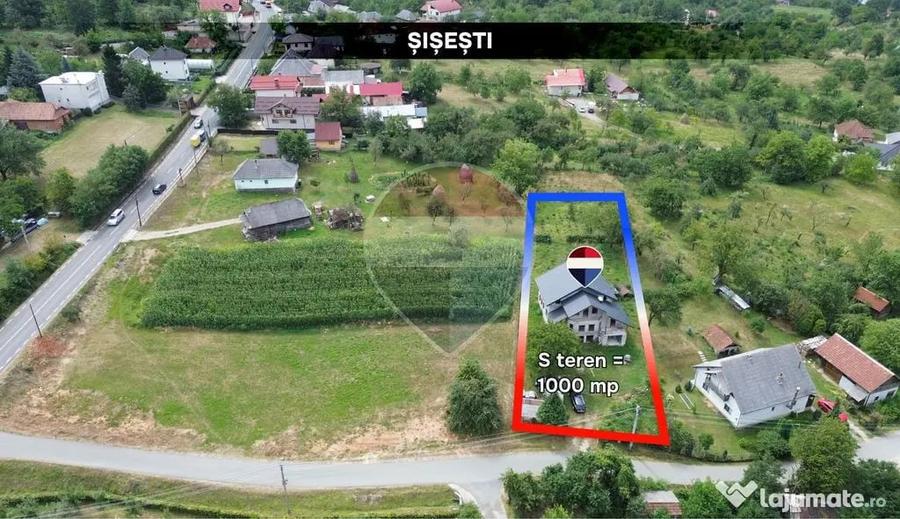 Casă cu 4 camere cu Teren 1000 Mp în Șișești