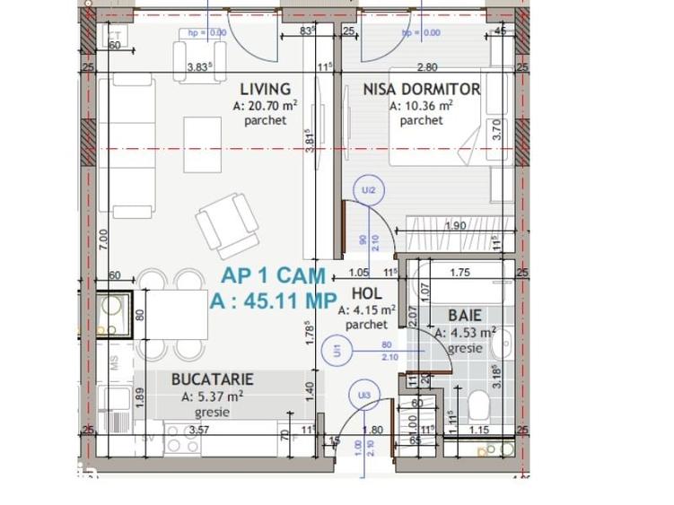 Apartament finisat ?i mobilat la cheie Floresti, Eroilor - 4