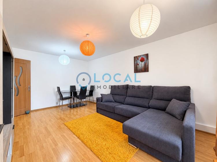 Apartament cu 3 camere decomandat, mobilat în Între Lacuri