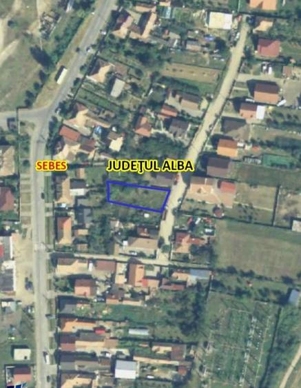 Vand teren intravilan in Petre?ti, municipiul Sebe?, jude?ul Alba, situat pe strada Rozelor nr. 5 - 1