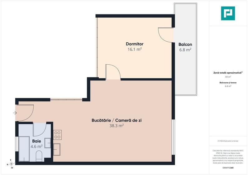 Apartament cu 2 camere, mobilat în Circumvalațiunii