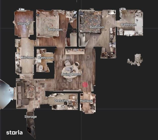 Apartament cu 3 camere semidecomandat în Brezoianu