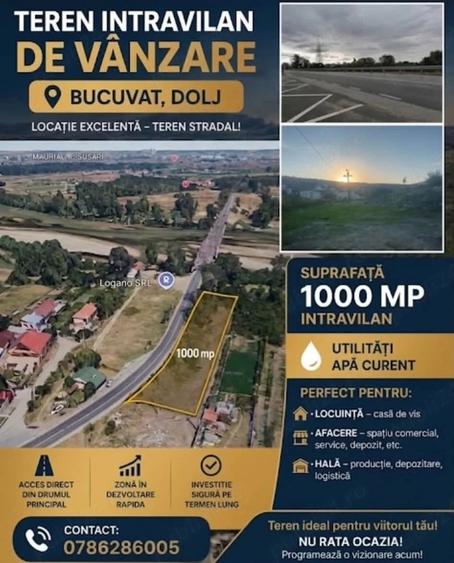 Teren de 2500 mp, în Central