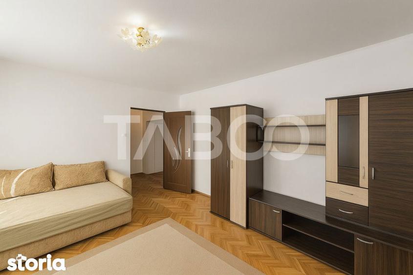 Apartament cu 2 camere nedecomandat, mobilat în Trei Stejari