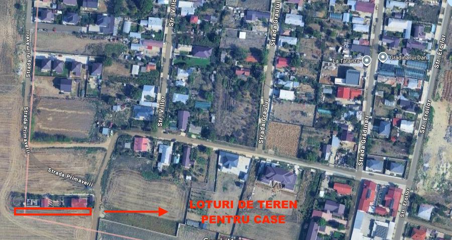 Teren Construcții intravilan de 352 mp, în Bălăceanca