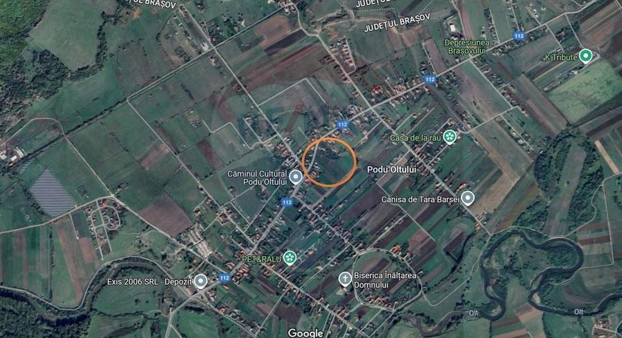 Teren Construcții intravilan de 5700 mp, în Podu Oltului