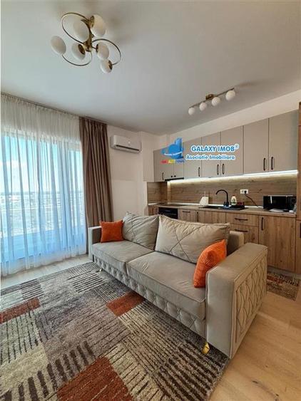 Apartament cu 2 camere semidecomandat, mobilat în Pipera