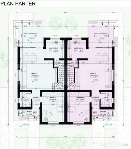 Duplex cu 4 camere de Vanzare in Sanandrei - 1