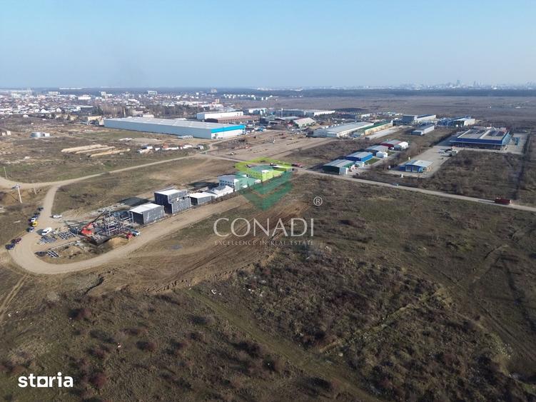 Teren de vanzare cu autorizatie pentru 2 hale - Otopeni - 10.000 mp - 13