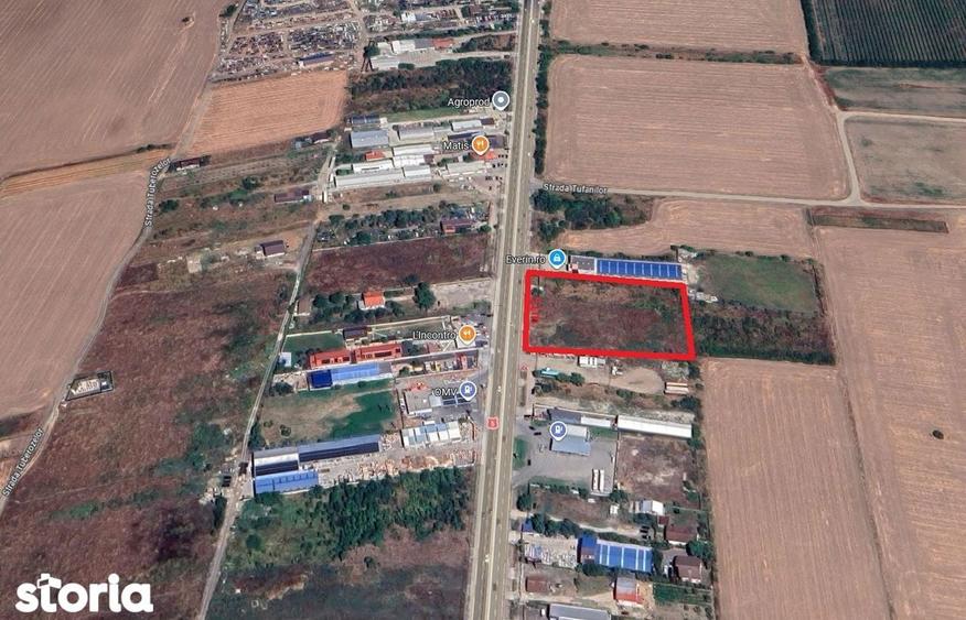 Teren de 5000 mp, în Adunații-Copăceni