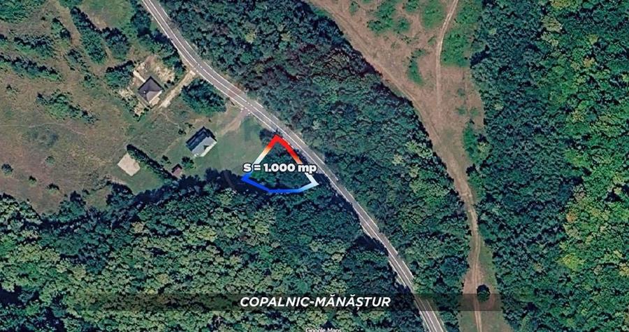 Teren de 1000 mp, în Curtuiușu Mic