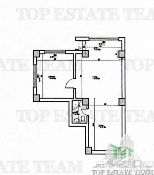Apartament cu 2 camere nedecomandat în Bucureștii Noi
