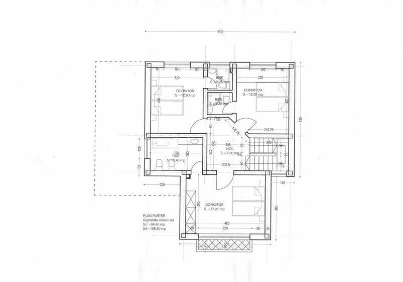 Casă cu 4 camere cu Teren 490 Mp în Păulești