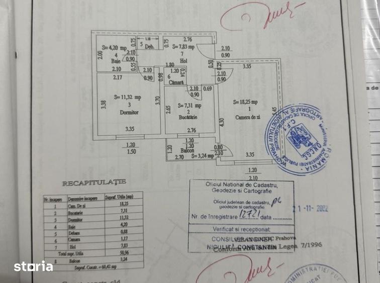 Apartament cu 2 camere decomandat în Bucov