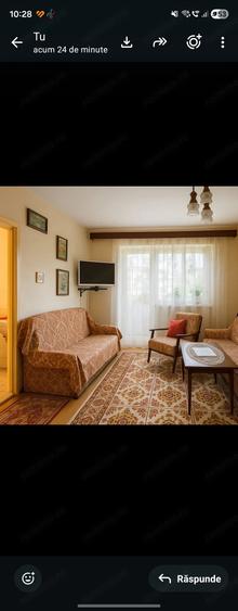 Apartament cu 3 camere semidecomandat în Central