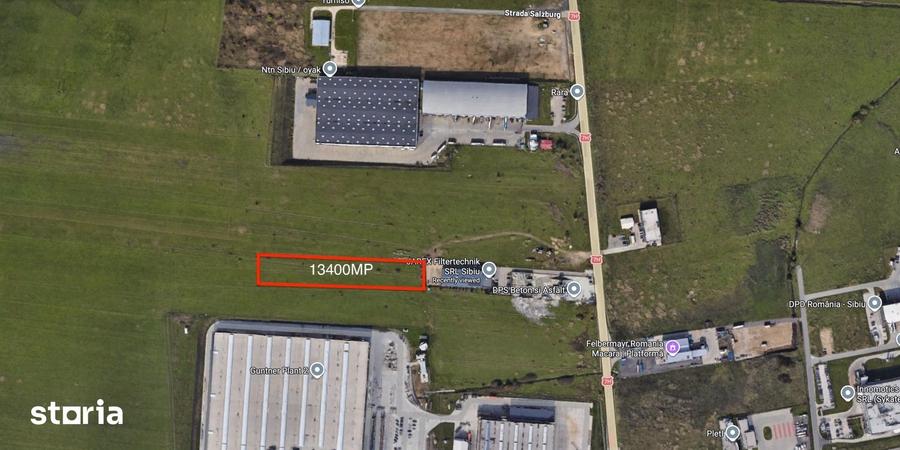 Teren intravilan 13400mp zona industriala Vest - 1