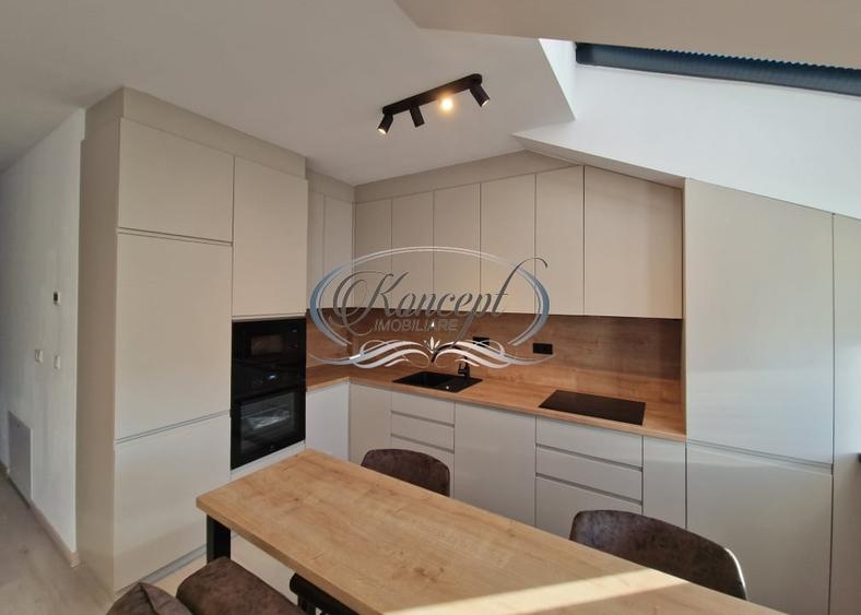 Apartament cu 2 camere semidecomandat, mobilat în Gilău