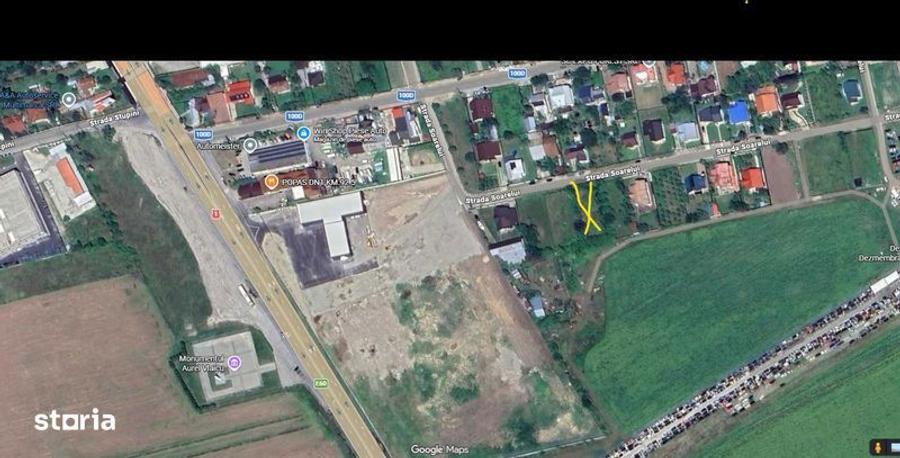 Teren de 882 mp, în Bănești