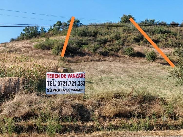 Teren Construcții intravilan de 2444 mp, în Berzasca