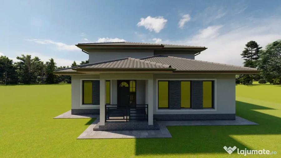 Casă cu 5 camere cu Teren 850 Mp în Satu Nou de Jos