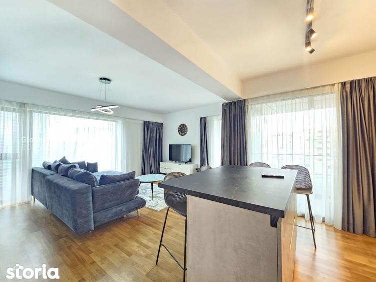 Apartament cu 2 camere decomandat, mobilat în Băneasa