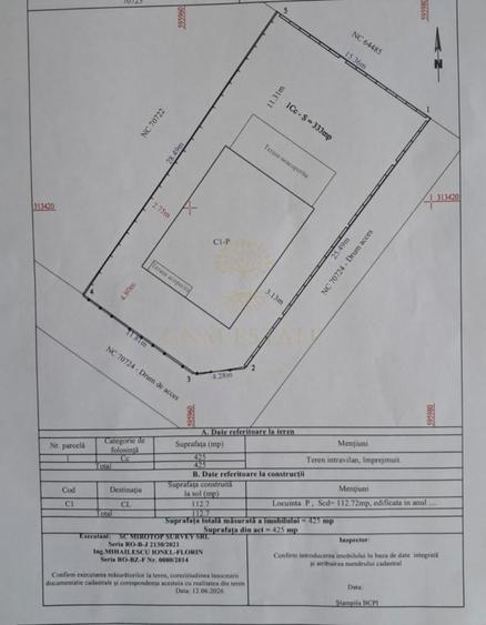 Casă individuală cu 4 camere cu Canalizare în Berceni