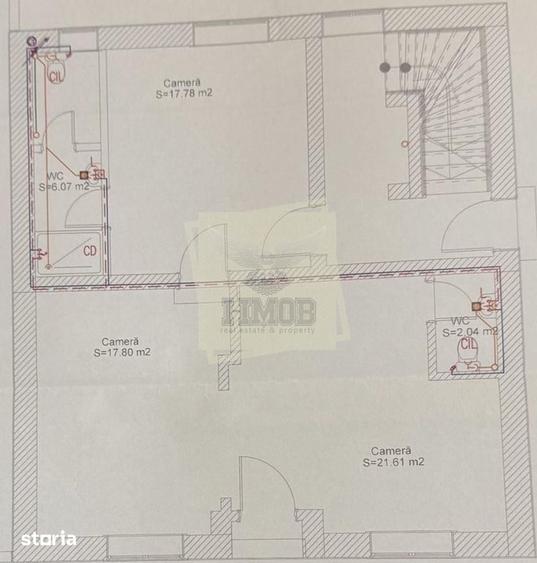 Casă cu 8 camere cu Teren 373 Mp în Lazaret