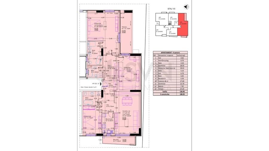 REA1020061 Oportunitate Investitie apartament 4 camere Aviatiei - 13